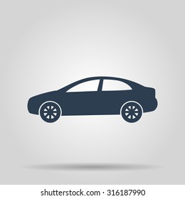 Car icon.car icon. Flat design style eps 10