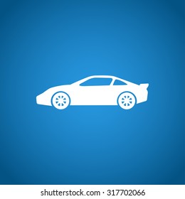 Car icon. Flat design style eps 10