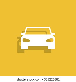 Car icon. Flat design style eps 10