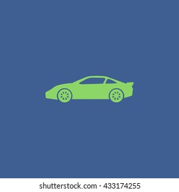 Car icon. Flat design style eps 10