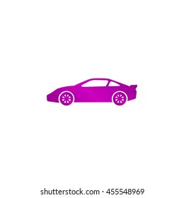 Car icon. Flat design style eps 10