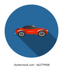 car icon flat design style