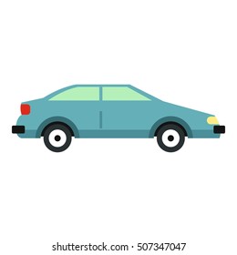 Car icon. Flat illustration of car vector icon for web