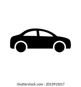 Car icon in flat style Simple traffic icon