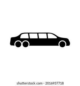 Autosymbol im flachen Stil Einfaches Verkehrsymbol