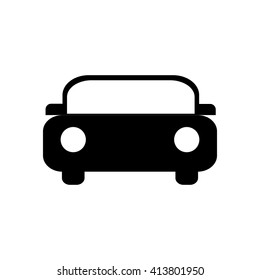 Car Icon Flat - Vector