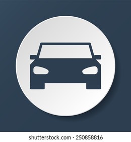 Car icon. Flat vector illustrator Eps 10