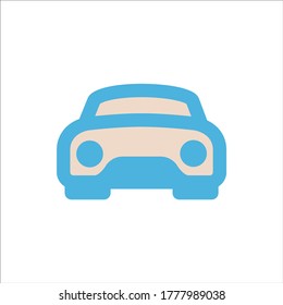 car icon flat vector logo design trendy illustration signage symbol graphic simple