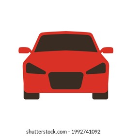 car icon front side view vector design
