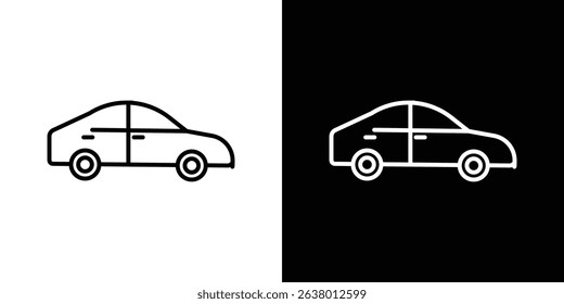 Car icon Graphic vector set for ui design