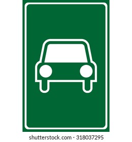 Car icon great for any use. Vector EPS10.