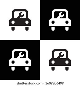 Car icon illustration isolated vector sign symbol