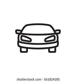 car icon illustration isolated vector sign symbol