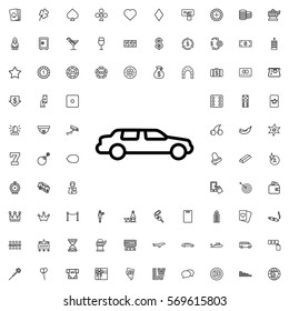 car icon illustration isolated vector sign symbol