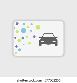 Car icon illustration isolated vector sign symbol