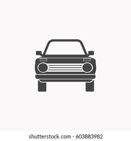 Car icon illustration isolated vector sign symbol
