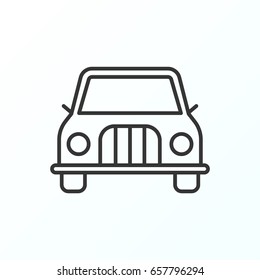 Car  icon illustration isolated vector sign symbol