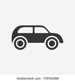 Car icon illustration isolated vector sign symbol