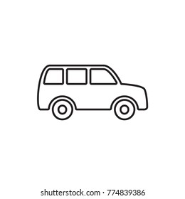 car icon illustration isolated vector sign symbol