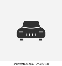 Car icon illustration isolated vector sign symbol
