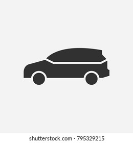Car icon illustration isolated vector sign symbol