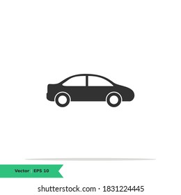 Car Icon Illustration Logo Template. Transportation Sign Symbol. Vector Flat Icon EPS 10