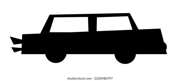 car icon. illustration of various models of cars