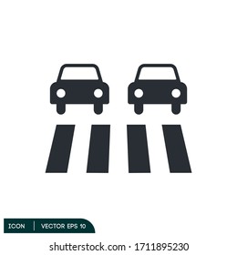 Elemento de diseño vectorial de ilustración de icono de camión