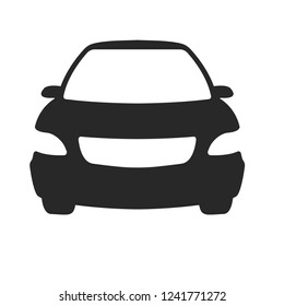 car icon. Image of the front of the car on a transparent background.