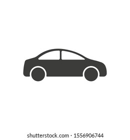 car icon isolate on a white background, vector illustration