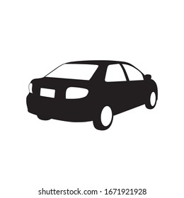 Car icon isolate on the white background. Ready to apply to your design. Vector illustration.