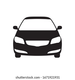 Autosymbol einzeln auf weißem Hintergrund. Bereit für die Anwendung auf Ihr Design. Vektorillustration.