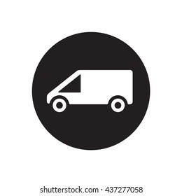   car  icon,  isolated. Flat  design.