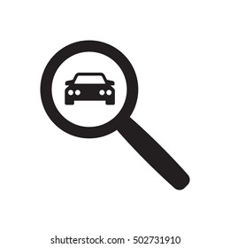Car   icon,  isolated. Flat  design.