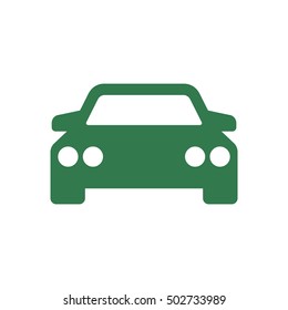 Car   icon,  isolated. Flat  design.
