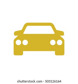 Car    icon,  isolated. Flat  design.