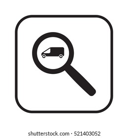 Car  icon, isolated. Flat design. 
