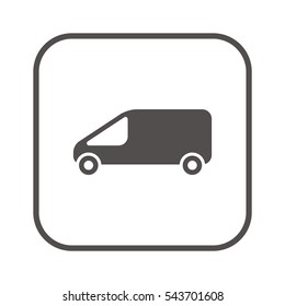 Car   icon, isolated. Flat  design. 