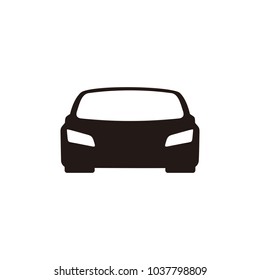 Car icon isolated on a white background