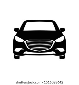 Car icon isolated on white background. Car icon vector in trendy design style. Car vector modern and simple flat symbol for web site, mobile, logo, app, template, business.