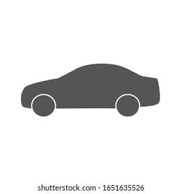Car icon isolated on white background. Vector Illustration. EPS 10