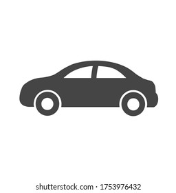 icono de coche aislado en fondo blanco.ilustración vector