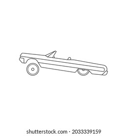 Car icon isolated on white background. Transport symbol modern, simple, vector, icon for website design, mobile app, ui. Vector Illustration