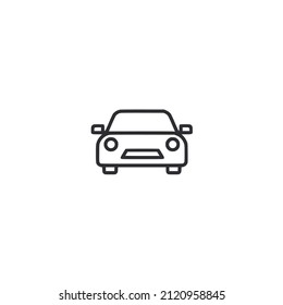 car icon isolated on white