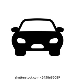 Car icon isolated on white background