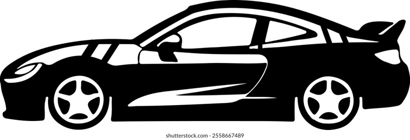 car icon isolated on white background