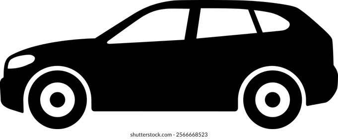 The car icon isolated on white background