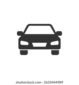 Ícone de carro isolado no fundo branco. Transporte moderno, simples, vetor, ícone para design de site, aplicativo móvel, ui. Ilustração de vetor