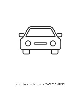 Car icon isolated on white background. Vehicle symbol modern, simple, vector, icon for website design, mobile app, ui. Vector Illustration