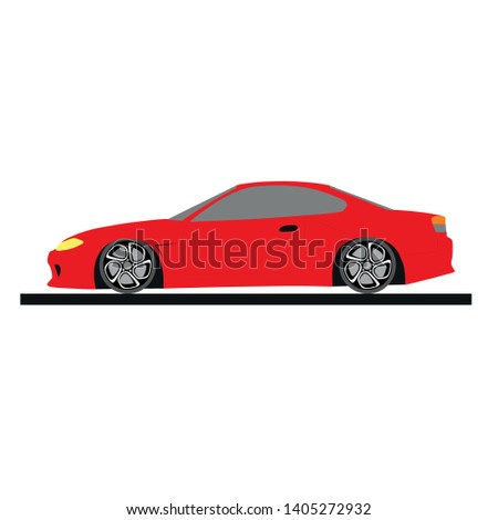 Car icon isolated on white background. Simple car symbol , vector illustration for web and mobile design